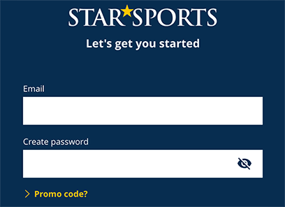 Star Sports Sign Up Form