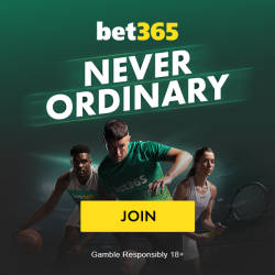 Bet365 Number one for Sports, Never Ordinary